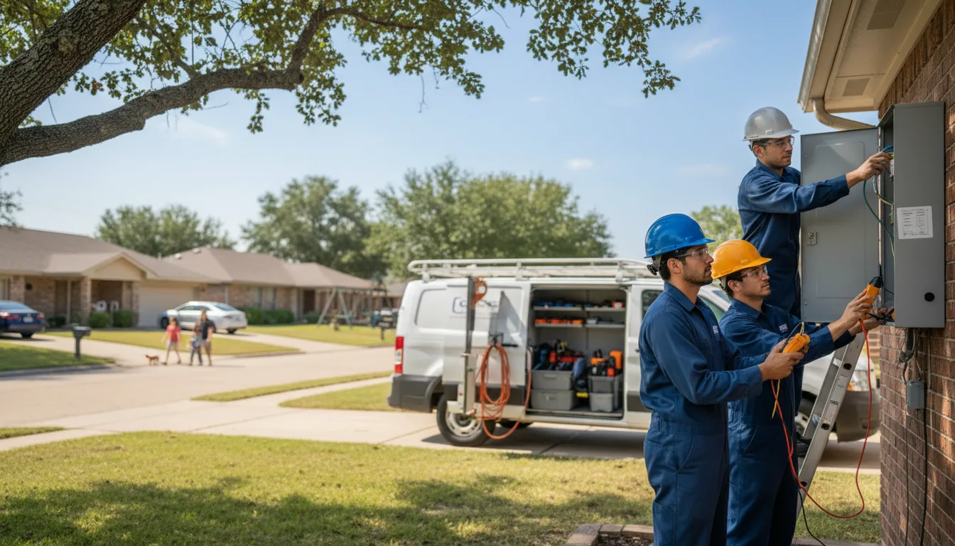 Certified electrician providing emergency electrical services in Lisbon, OH